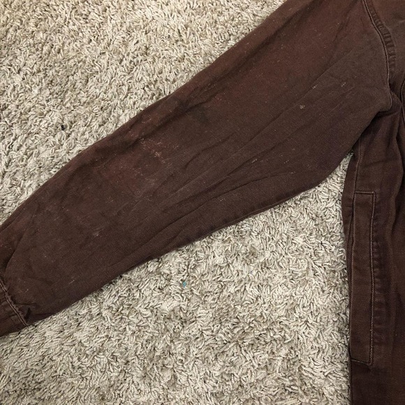 Men’s Vintage Brown Dickies Button Down Shirt - Picture 3 of 3